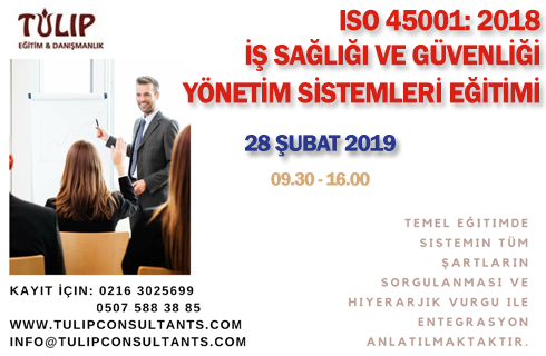 iso 45001 subat 2019