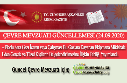 cevre mevzuati guncellemesi 24 09 2020