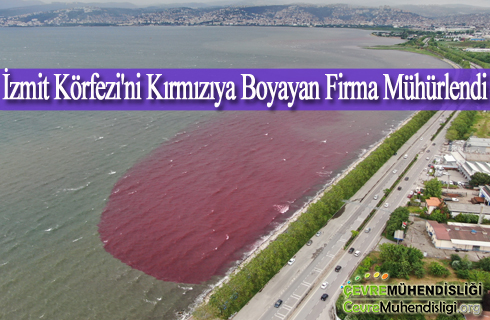 izmit korfezini kirmiziya boyayan firma muhurlendi