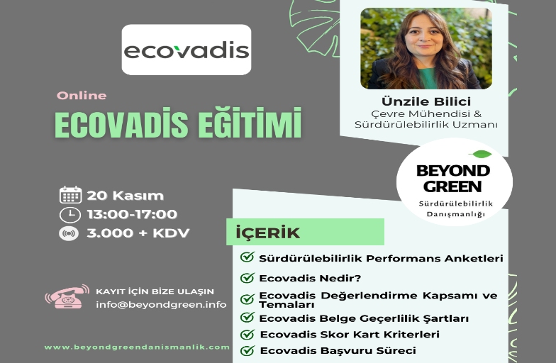 ECOVADİS Eğitimi (20 Kasım 2024)