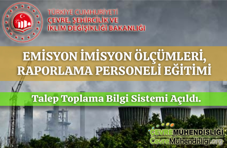 emisyon imisyon raporlama personel egitimi